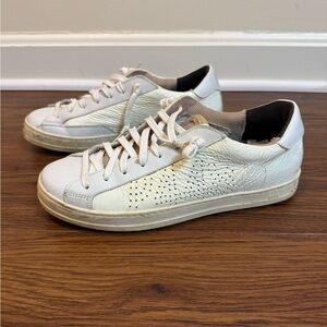 P448 John Medusa White Sneakers Size 39